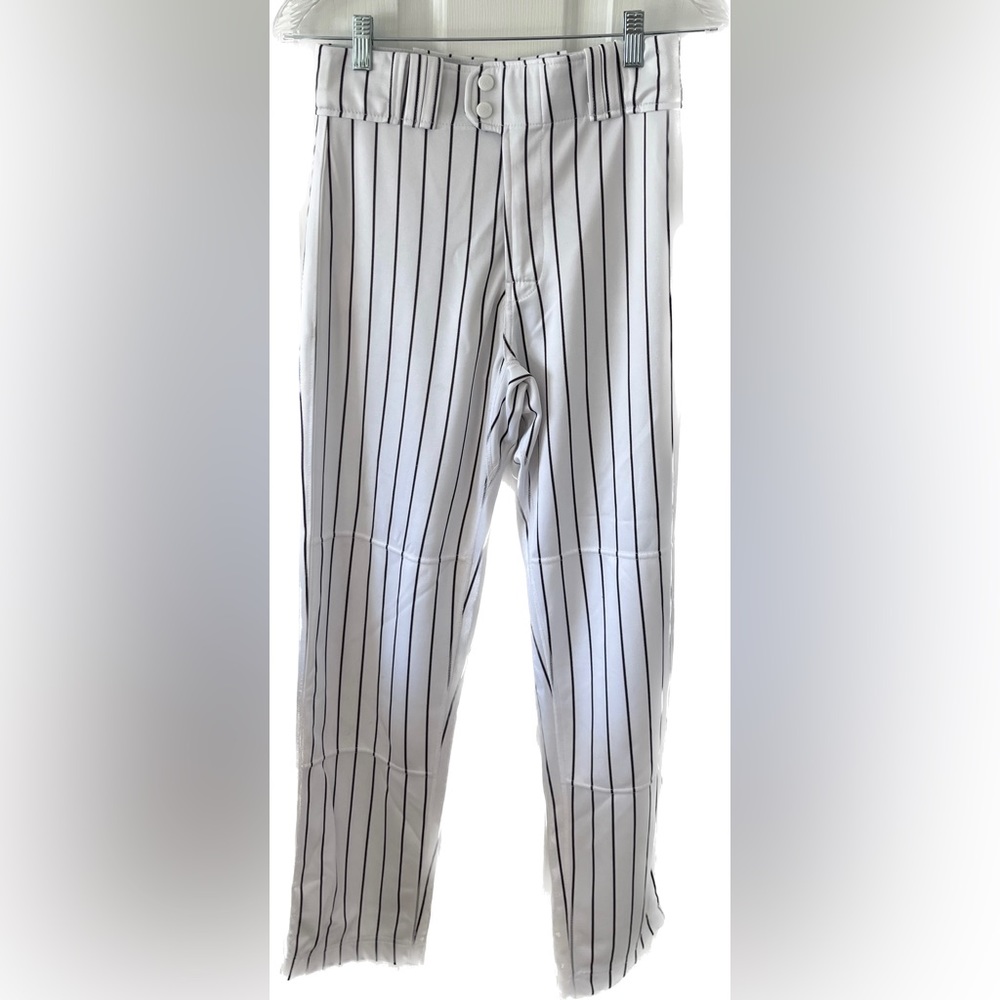 Men’s Rawlings Baseball Pants. Size S. Color White and Black.